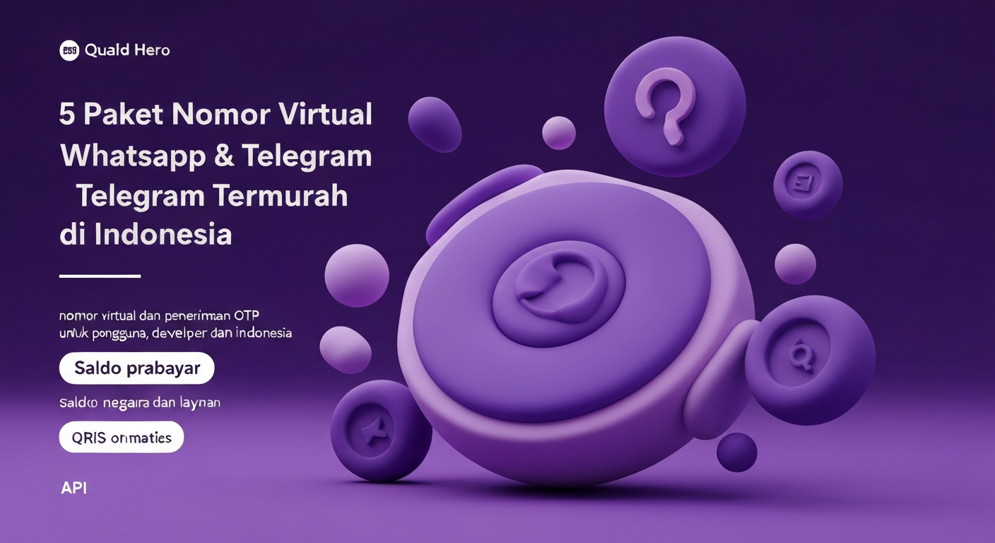 5 Paket Nomor Virtual WhatsApp & Telegram Termurah di Indonesia
