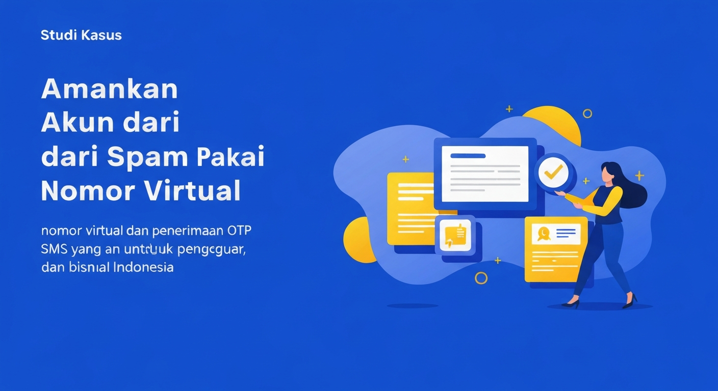 Studi Kasus: Amankan Akun dari Spam Pakai Nomor Virtual OTPMU